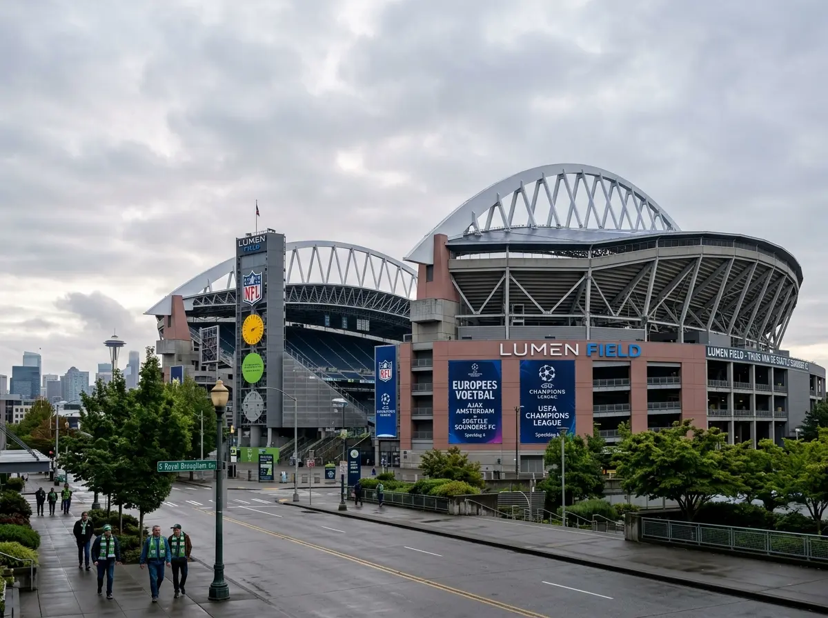 Lumen Field in Seattle, Washington, waar België tegen Egypte speelt in de openingswedstrijd van Groep G op het WK 2026