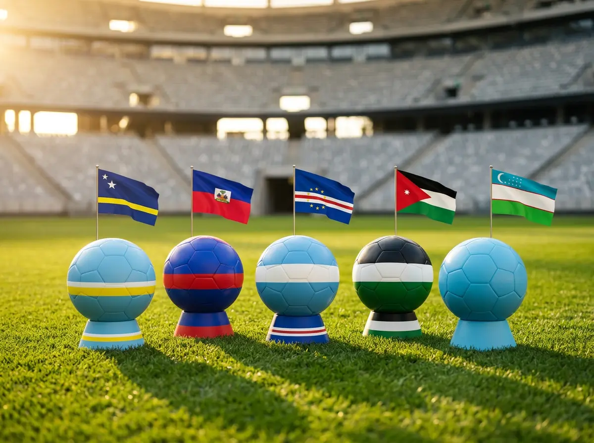 De vijf WK-debutanten in 2026: Curaçao, Haïti, Kaapverdië, Jordanië en Oezbekistan
